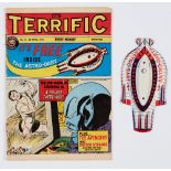 Terrific 3 (1967) wfg Astro Dart. Free gift has very slight wear (it's made of paper), comic with