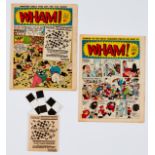 Wham! (1964) 3, 4. 1st Frankie Stein by Ken Reid. Wfg Draughts Puzzle (envelope opened with pieces