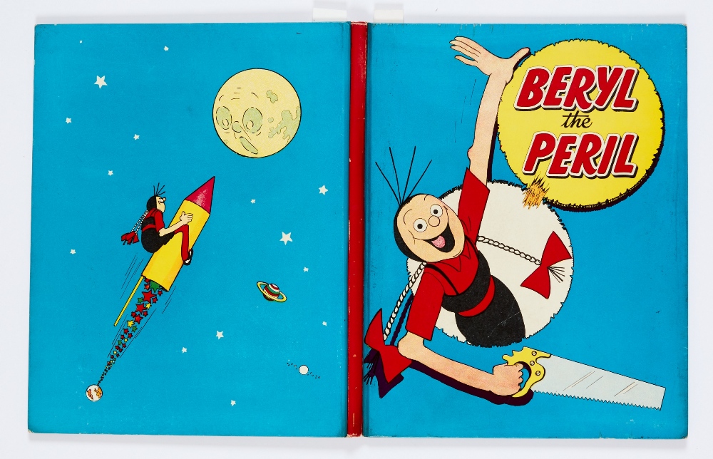 Beryl The Peril Annual 1 (1959). Bright boards, no dedication, clean white pages [fn/vfn]