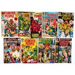 Forever People (1971-72) 1-9. With double of #4. #2-5 cents copies. #1 [vg], 3 [vg+], balance [fn-/