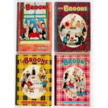 Broons Books (1956, 1958, 1960, 1962) [vg/gd/vg+/vg] (4). No Reserve