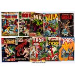 Marvel Lower Grade Mix 2 (1968-73). Incredible Hulk 105, 132, 163, Iron Man 6, 17, 23, 55 rolled