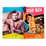 Star Trek 1 (1967). Cents copy. Some diagonal creases to cover and ½" top back cover tear [vg]. No