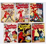 Captain Marvel (3rd Series L Miller 1953-54) 3, 5, 7-10. No 3: 5 inch spine split [gd-], 5 [vg+],