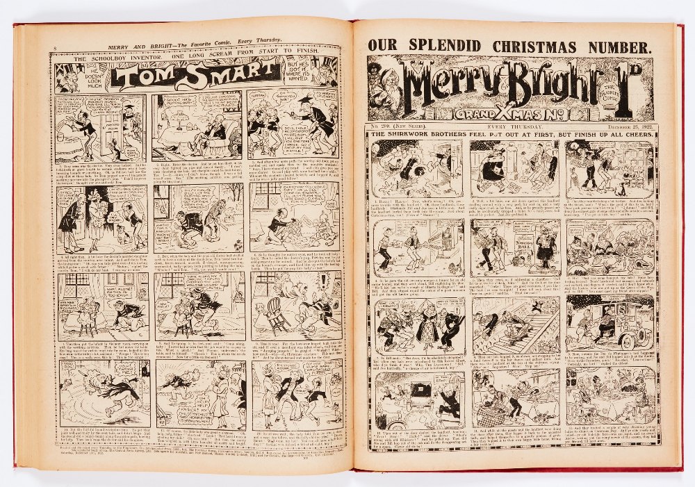 Merry & Bright (1922 Am. Press) 274-300 Jul-Dec. In half-year bound volume. Publisher's file - Image 2 of 2