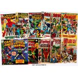 Marvel Lower Grade Mix (1966-70s). Amazing Spider-Man 73, 87, 91, 103, 117, 120, Avengers 71, 74,