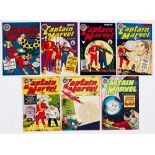 Captain Marvel (1954 3rd Series, L. Miller) 12-16, 20, 22. No 20, 22 discoloured tape to spines,