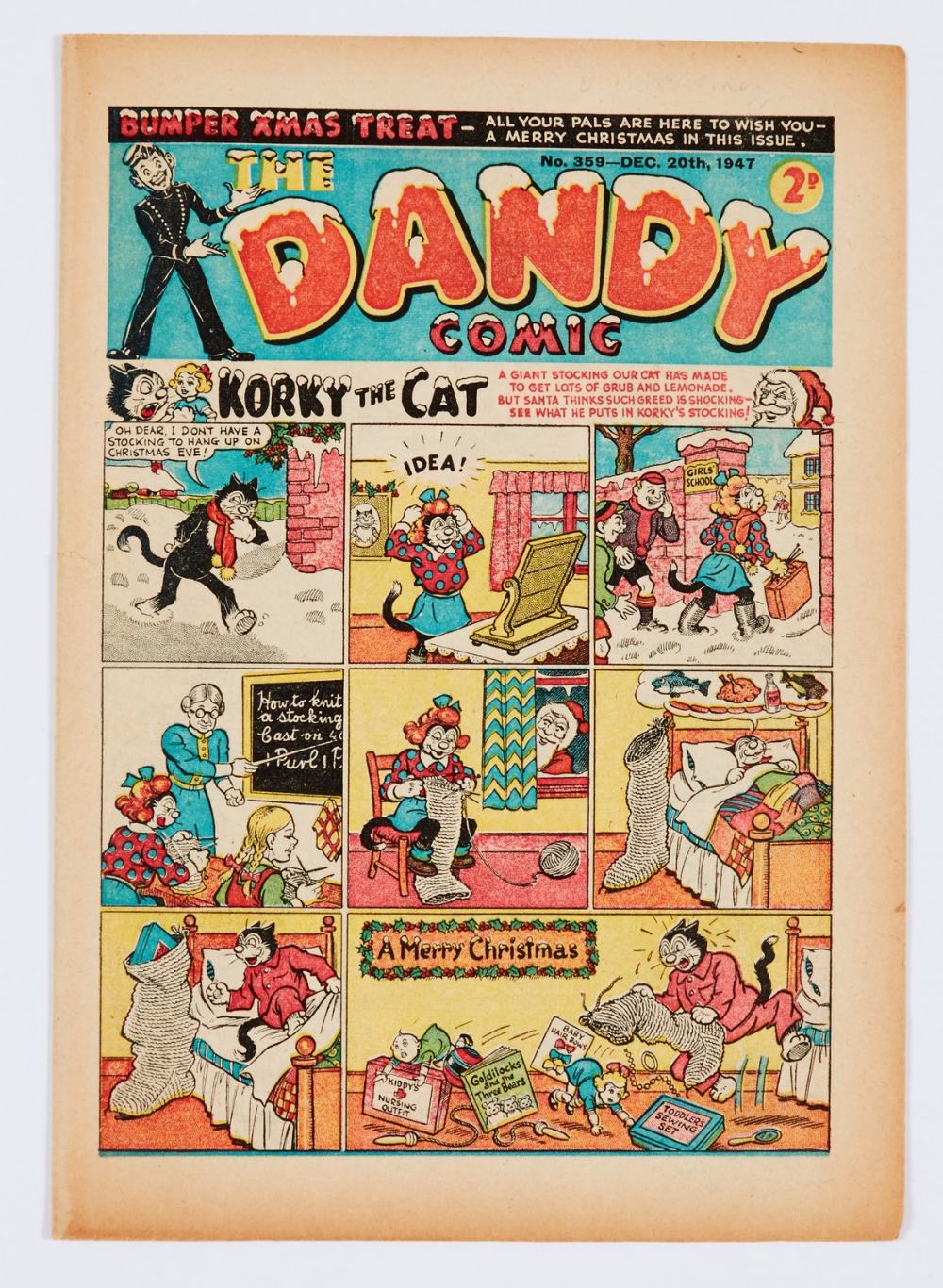 Dandy 359 (1947) Bumper Xmas Treat issue [fn-]