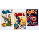 Captain Marvel Jr (1953 3rd Series, L Miller) 1-3. No 1: Bright cover with slight dust shadow