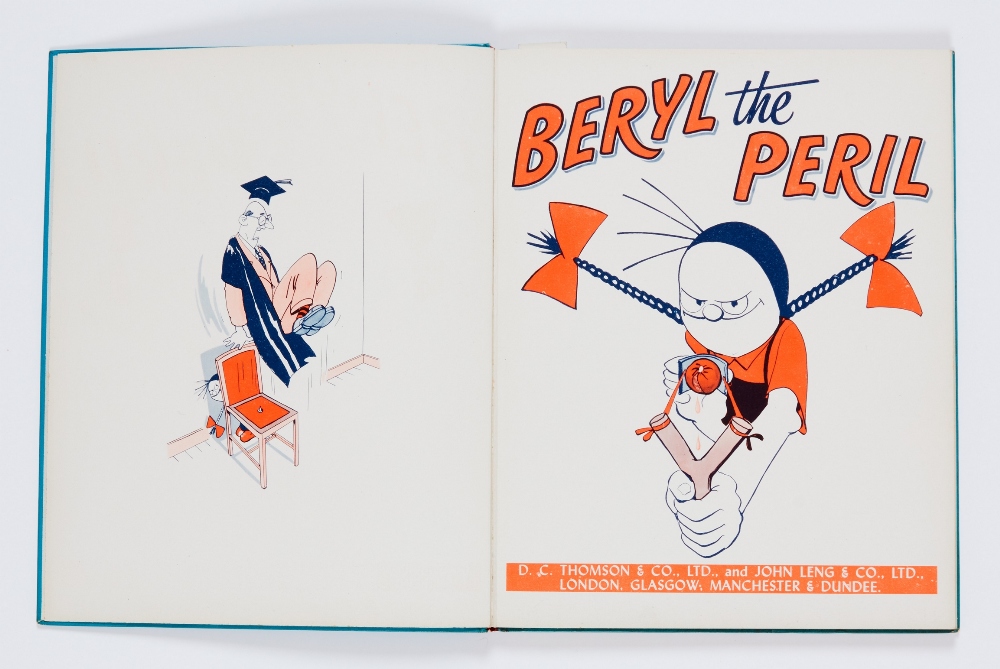 Beryl The Peril Annual 1 (1959). Bright boards, no dedication, clean white pages [fn/vfn] - Image 2 of 3