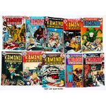 Kamandi (1972-76) 1-12, 14-36, 38, 39 (20 x cents copies including # 1). # 1 [fn], 6 issues [vg/