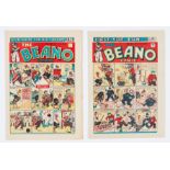 Beano (1945) 268, 269. Snitchy and Snatchy find a mine on the beach, "but if YOU find any strange