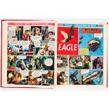 Eagle Vol. 4 (1953) 1-38. Complete year in bound volume. Starring Dan Dare in Operation Saturn,