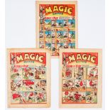 Magic Comic (1940) 52, 61, 65. Propaganda war issues with Herr Paul Pry (the Nasty Spy), the first