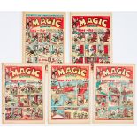 Magic Comic (1940) 30-34. Propaganda war issues. 'Order next week's Magic Comic - Don't let the