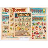 Topper (1967-68) 22 issues between Nos 727-826 including Xmas 1967. With Beezer (1966-69) 21