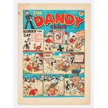 Dandy 133 (Jun 15 1940). Addie and Hermy plough the field to get 'all der meat you want', but it’s a