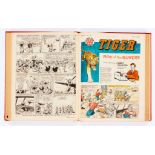 Tiger (Jan 2-Jun 25 1960). Publisher's file copies. In half-year bound volume. Starring Roy of the