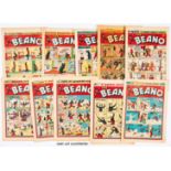 Beano (1957) 755-806. Complete year. Starring the Invisible Giant by Bill Holroyd, Dennis The Menace