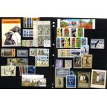 PENGUINS accumulation (virtually all M) of Penguin stamps (616) in Hagner folder with, M/Sheets (