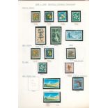 1935-78 UM collection in black mounts on leaves, commems & defins incl. 1941 9d SG.630, 1947 KGVI