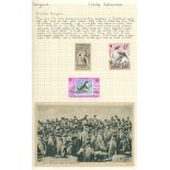 BIRDS substantial collection of stamps, M/Sheets, PPC's, covers, stationery, cigarette or trade
