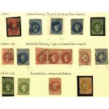 1855-1912 M & U collection on leaves, a useful general lot but condition is extremely mixed. (371)