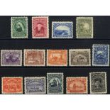 1897 Discovery set M, 3c & 35c are unused, 6c is creased. (14) Cat. £325