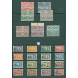 BRITISH COMMONWEALTH collection on leaves or stock sheets comprising Malta 1938 Defin set M, 1948