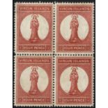 1887-97 CCA 4d brown red, M, a little heavily hinges but fresh & well centred. Cat. £180++ (4)
