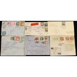 1928-37 first flight covers (6) incl. Doolittle 1928 May 8th Survey Santiago - Buenos Aires with