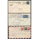 1927-31 first flight covers (3) PAA 1927 Oct 29th Havana - Key West cacheted & pilot signed 'H.
