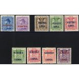 1927 Cowan paper 2s & 3s Admirals M, SG.169/70, 1945-53 postal fiscals 2s, 5s & 10s M (tone