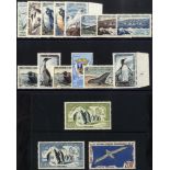 FRENCH SOUTHERN & ANTARCTIC TERRITORIES 1956-60 Long Defin Pictorial set complete M (incl. several