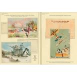 PENGUINS Italy - three attractive unused comic postcards. For the first year of their five year