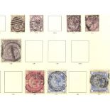 COLLECTION of good to FU in a Windsor album incl. 1840 1d (2) both four margins, range of 1d red