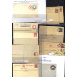 BRITISH COLONIAL POSTAL STATIONERY covers & cards (171) incl. both unused & U, mainly earlier,
