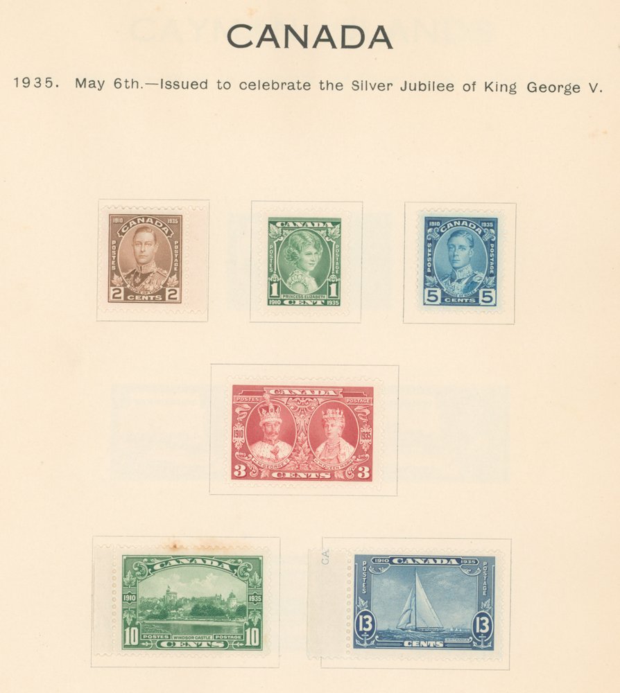 1935 Silver Jubilee sets (14) M, five of the sets with toning, also 63 used duplicates. ST.Cat. £ - Image 2 of 3