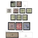 COLLECTION 1840-1970 M & U housed in a Davo album from 1840 1d (3 margins), Surface Printed incl. 5s