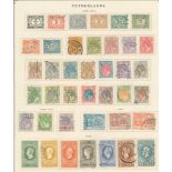 1864-1970 M & U collection on printed leaves, general ranges noted numerous Child Welfare sets M