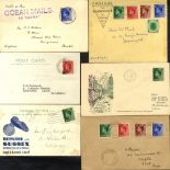 1936-39 small collection of postal history bearing KEVIII frankings incl. F.P.O cancels, advertising