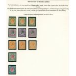 1913-24 Kings Heads M & U collection, M range of shades to 1s, plus 2/6d & 5s M, £1 VFU with upright