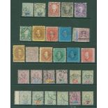 Selection with 1869 3c unused, 1875 set U, 1888-97 2c, 3c, 4c, 5c, 8c, 10c, 16c, 32c & 50c FU, 12c