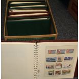 1945-2010 substantial collection of UM/M or VFU or both housed in six (heavy) Lindner albums, fairly