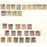 1865-73 duplicated U range of Surface Printed stamps between SG.92 & SG.125, mixed condition from