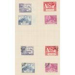 1949 UPU - two nearly complete sets, first VFU (259 from 310), second M (281 from 310), the majority