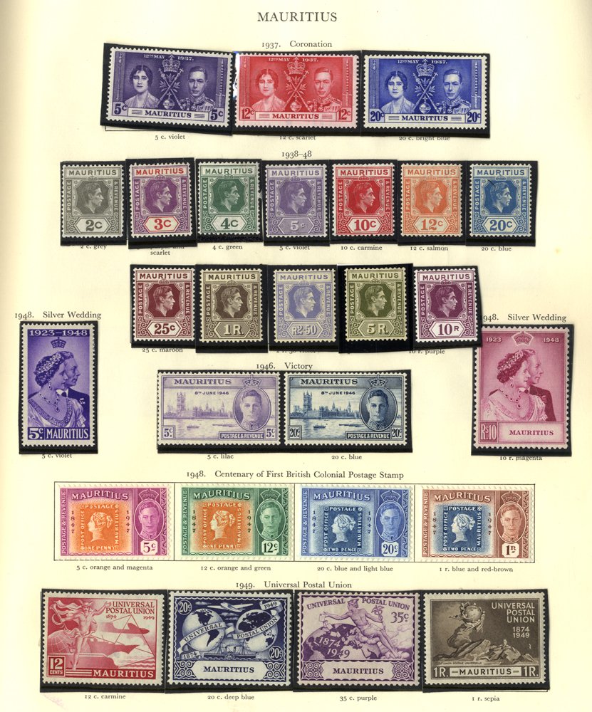 BRITISH COMMONWEALTH KGVI M collection housed in The Printed Crown album with full, part or short - Image 4 of 6