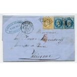 1867-70 selection of EL's bearing Perf Napoleon issues incl. laureated with a variety of cancels.