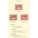 1899-1912 Pictorials ½d, 1d, 2d, 3d, 6d, M examples of the engraved litho & type ptgs, plus ½d block