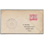 1941 envelope to USA, franked at 3d, showing fine 'ST. KITTS/Crown/PASSED BY CENSOR 3' in black with